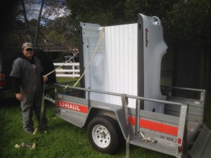 The Colorado was completely transformed and lost its pick-up tub along the way - now safe in storage