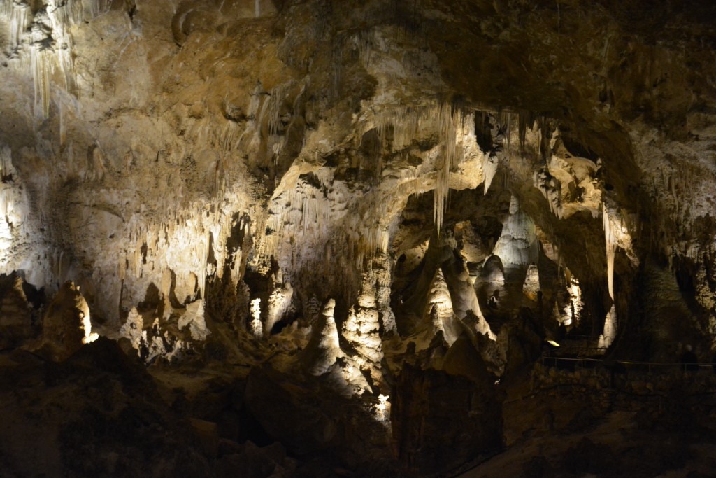 Carlsbad Caverns is one of the largest networks of limestone caves in the world - fascinating stuff