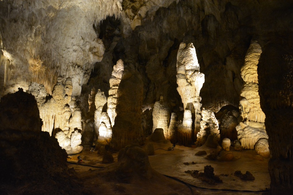Stalagtites, stalagmites, columns, drapery and all sorts of other features take shape in the caves