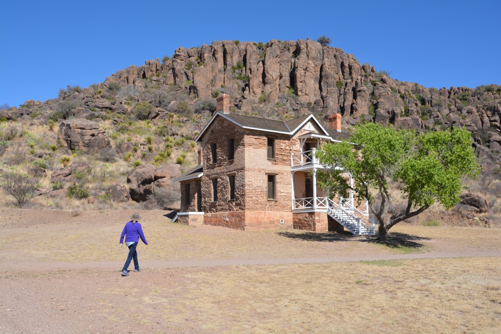 Another surviving building from Fort Davis - little bits of comfort a long way from anywhere else