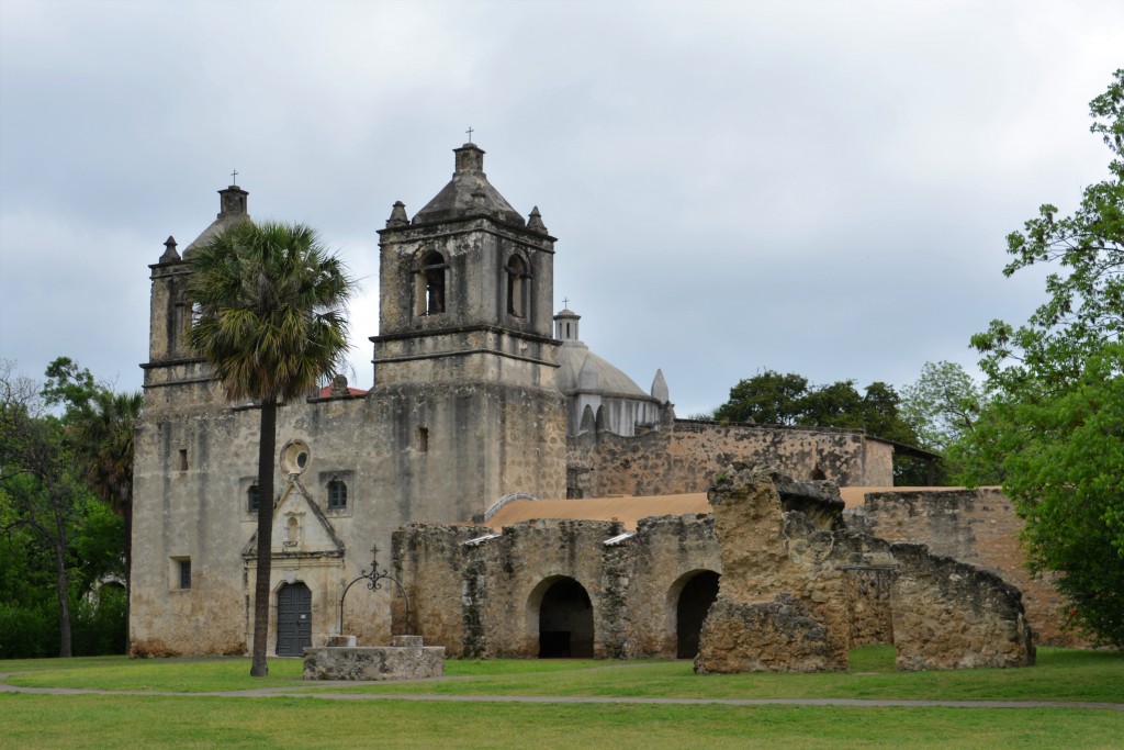 The elegant 18th century Mission de Conception just south of San Antonio - very impressive