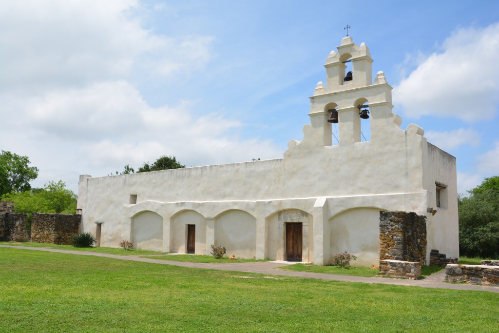 Mission San Juan had a simple but stately church as the key remaining structure to its mission