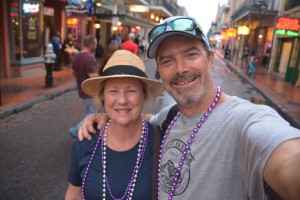 It's not all bayou - we also let our hair down in the French Quarter of New Orleans