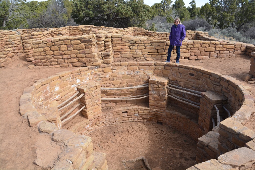 Over 1,500 years ago these ancestral puebloans lived in these shelters in very harsh conditions