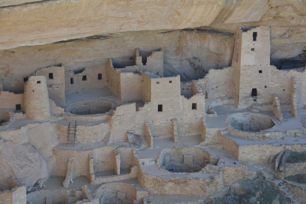 A close up of Cliff Palace