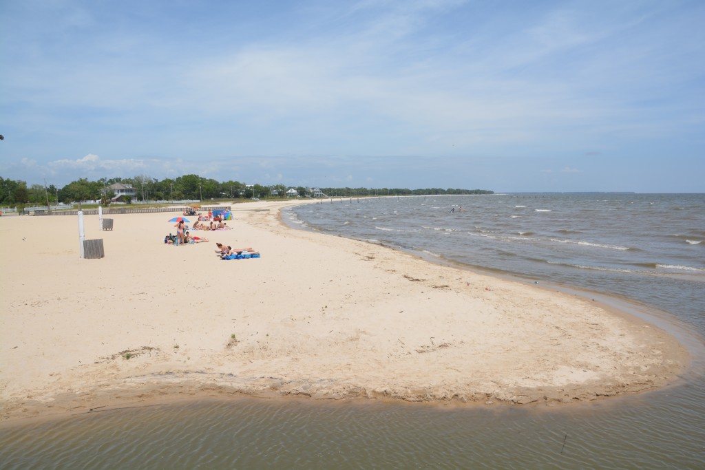 Our lunch spot in Mississippi - we thought this was pretty good but the beaches got better