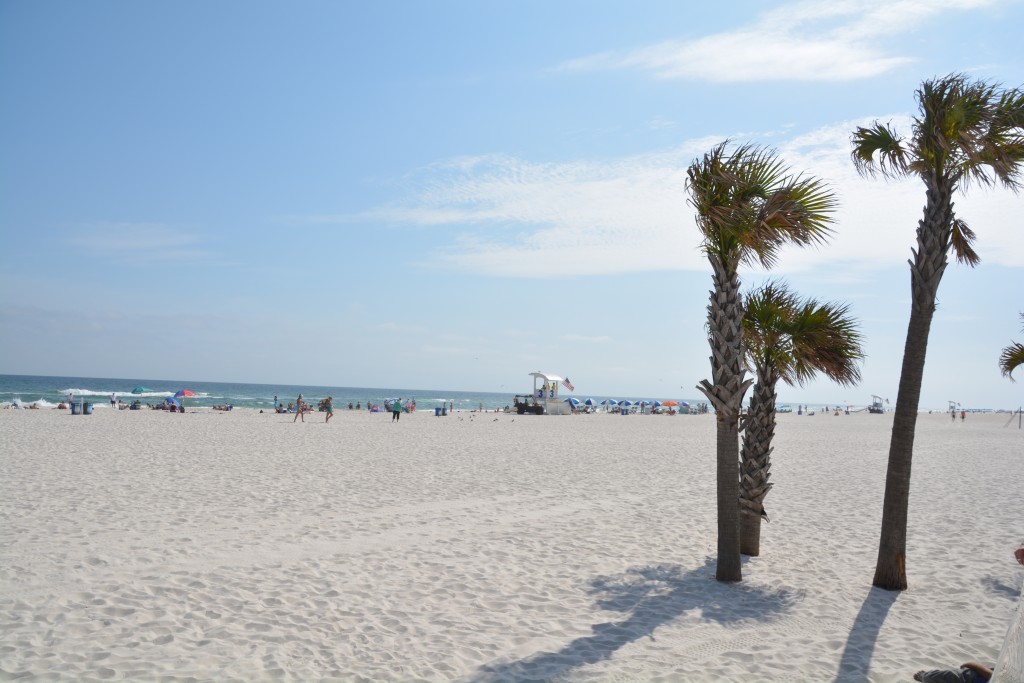 The Alabama beach scene around Gulf Shores was truly first class
