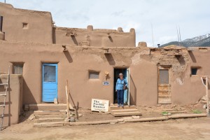 Julie bought our first souvenir at the historic Taos Pueblo in northern New Mexico