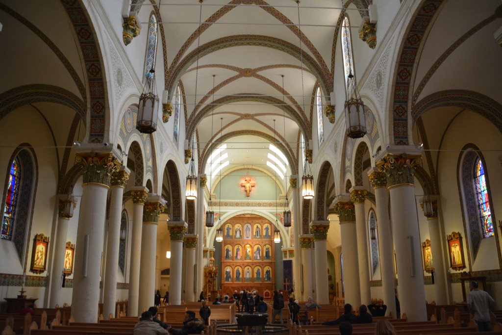 The inside of the Cathedral - very impressive