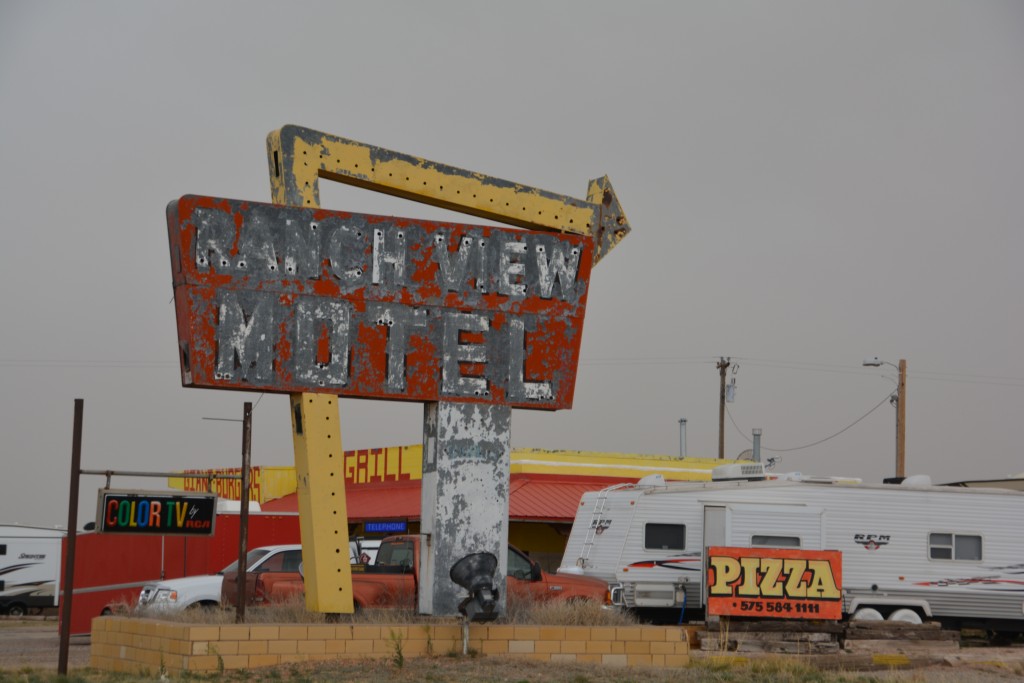 The vast New Mexico desert leaves behind some forgotten businesses in the small towns