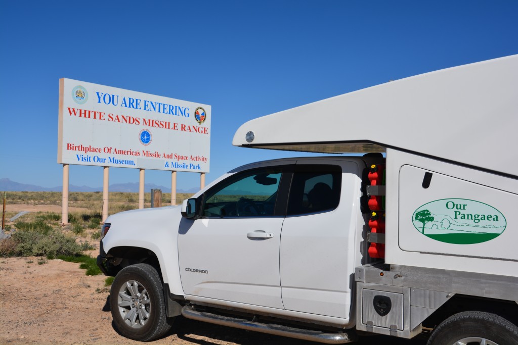 We survived a night camped on the edge of the missile firing range