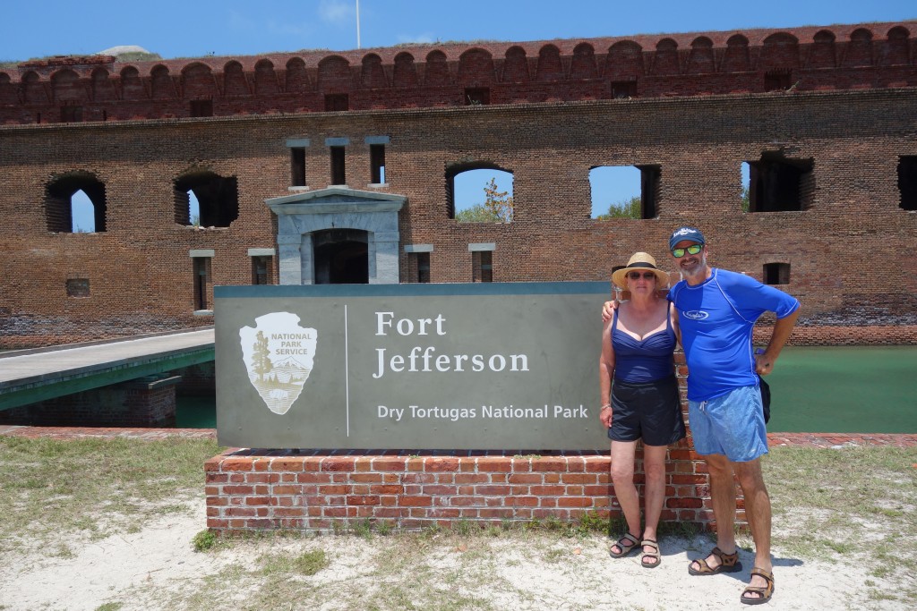 Fort Jefferson at Dry Tortugas NP was our most remote park so far - a 70 mile ferry trip - but a fantastic experience