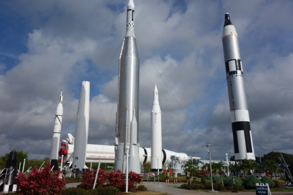 The Rocket Garden at NASA's Kennedy Visitor Center - a great experience