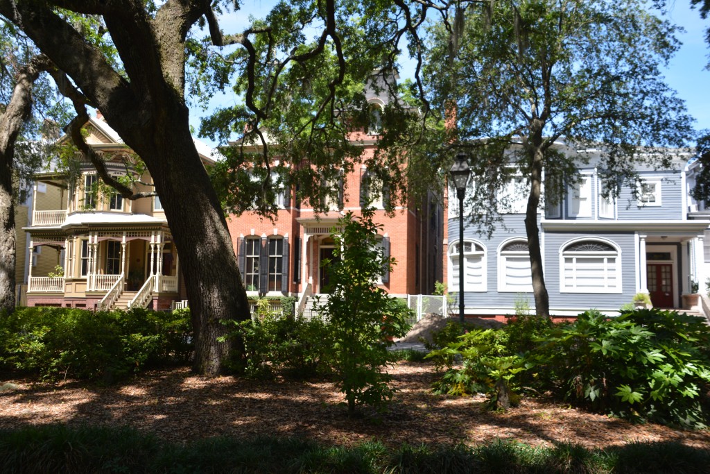 Many of the homes in Savannah date back to the late 19th century and the streets are lined with beautiful old trees