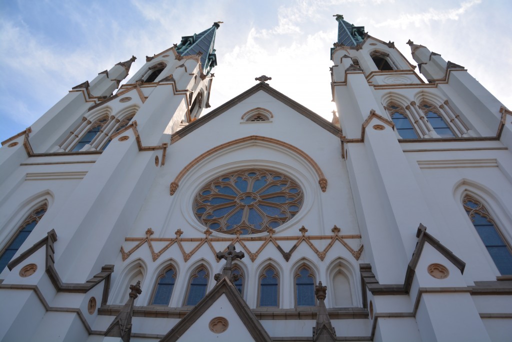 The Cathedral of St. John the Baptist, one of dozens of churches in Savannah