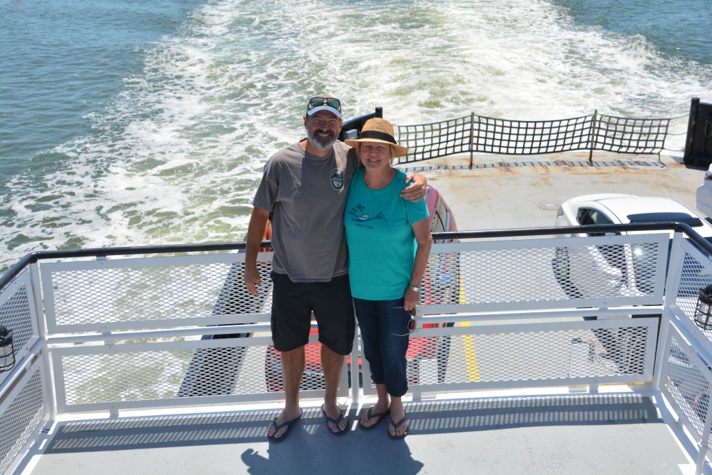The ferry ride between Orcacoke and Hatteras provided plenty of time for sun and socialising