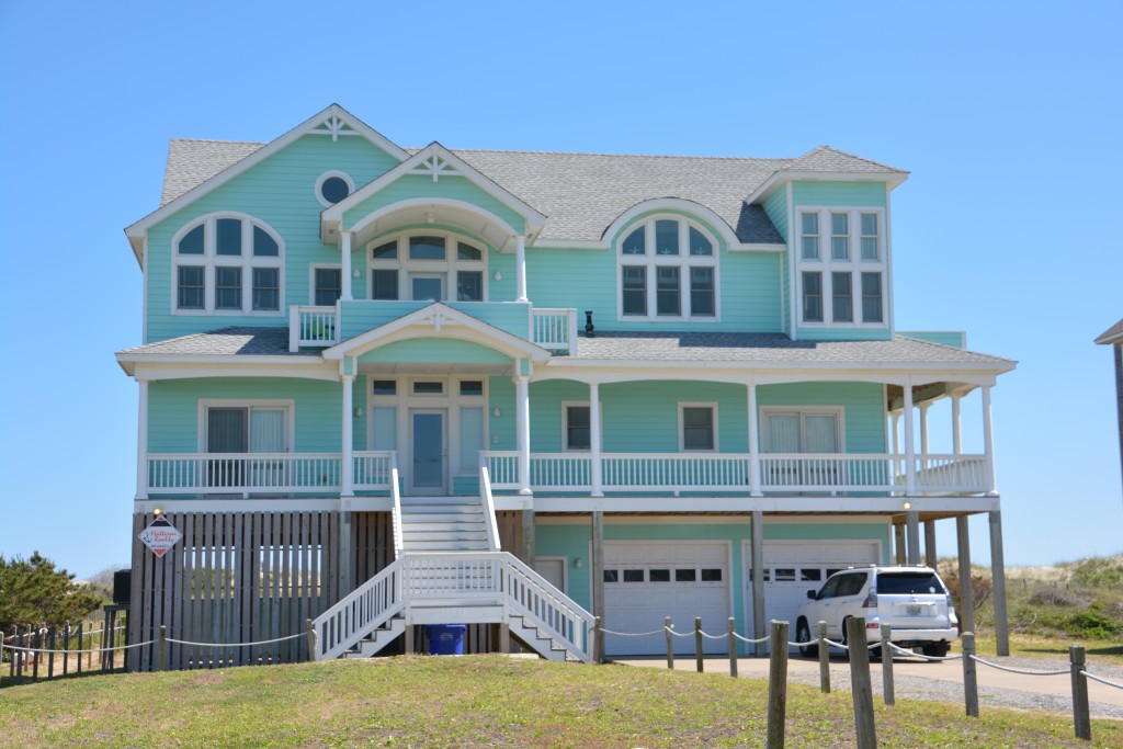 Unique holiday homes line the banks of Hatteras Island...but some are a bit over the top