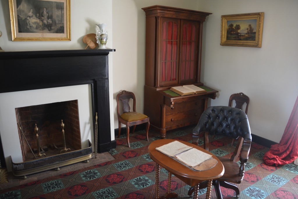 The room and table where Lee surrendered to Grant
