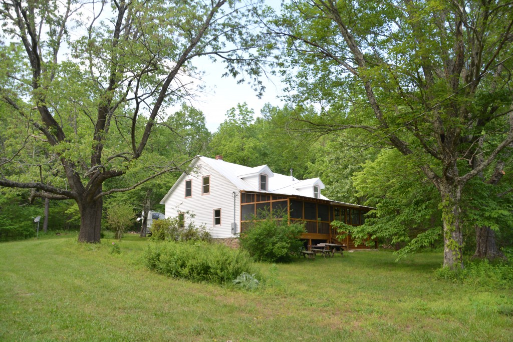 Eric and Deborah's special hideaway place at the base of the mountains backing onto the national park