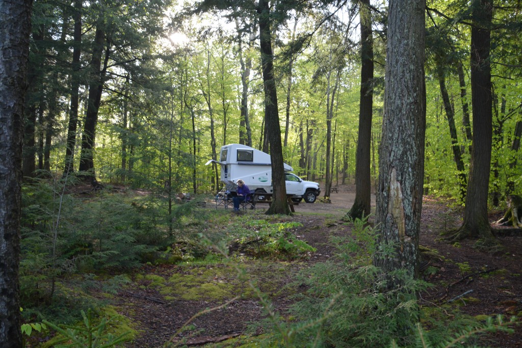 Some of our campsites in these mountains were stunningly beautiful