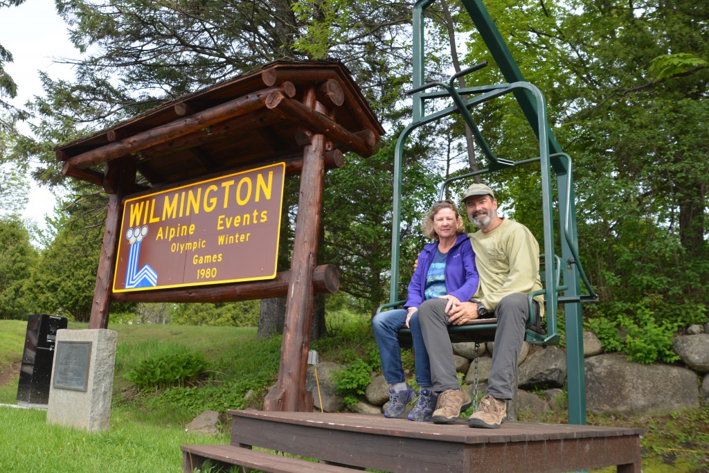 We just couldn't shake the winter sports theme in these mountains