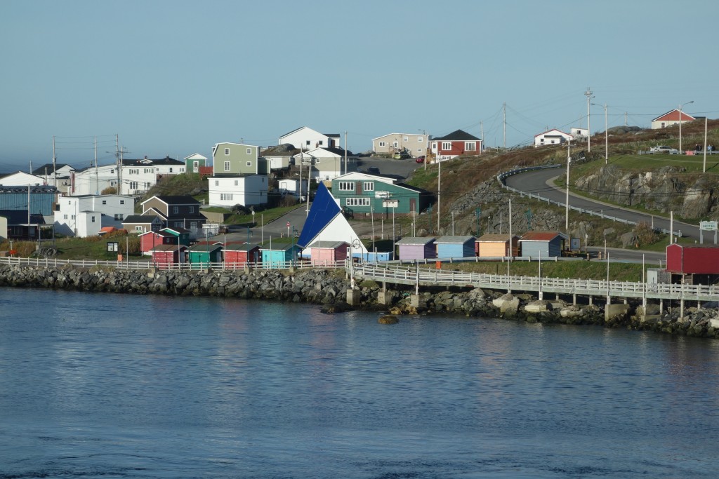 Our first view of Newfoundland - and to be honest probably the most colourful we saw the whole time there