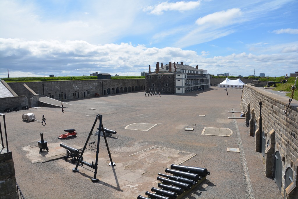 A view from inside the Citadel, now mainly providing good views of Halifax