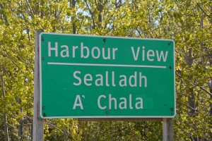 English and Gaelic road signs - who would have expected that?