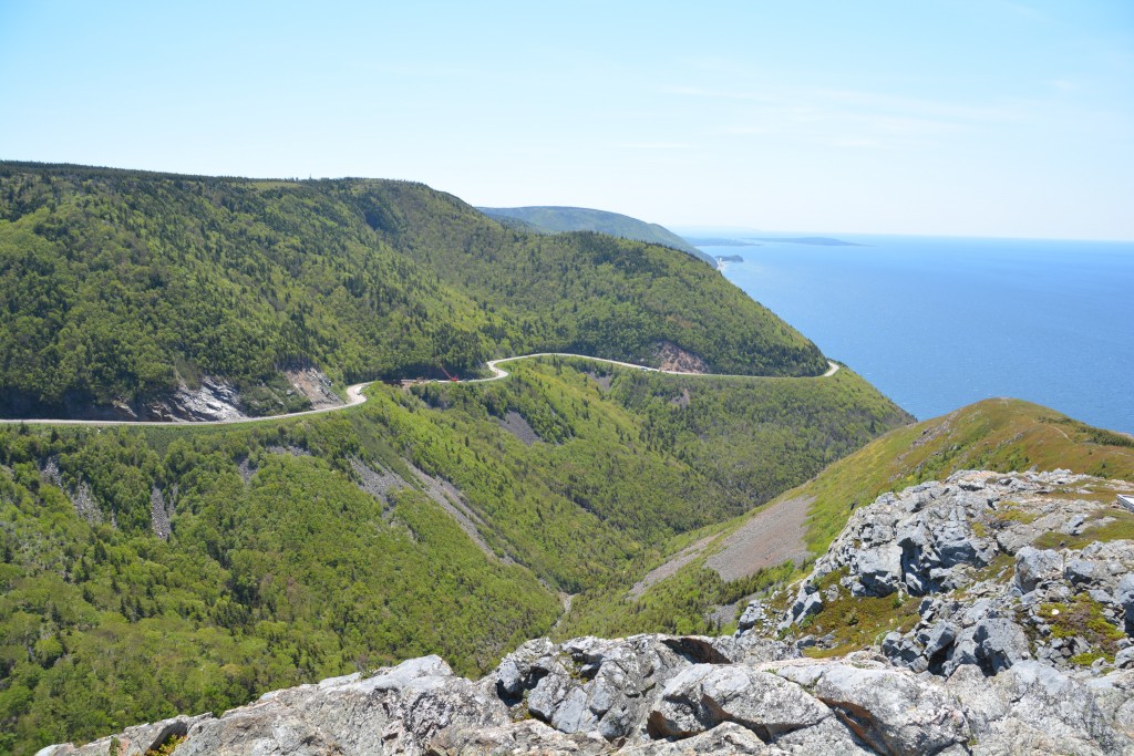 The Skyline track gave great views of the dramatic mountains and the winding road leading up to the top