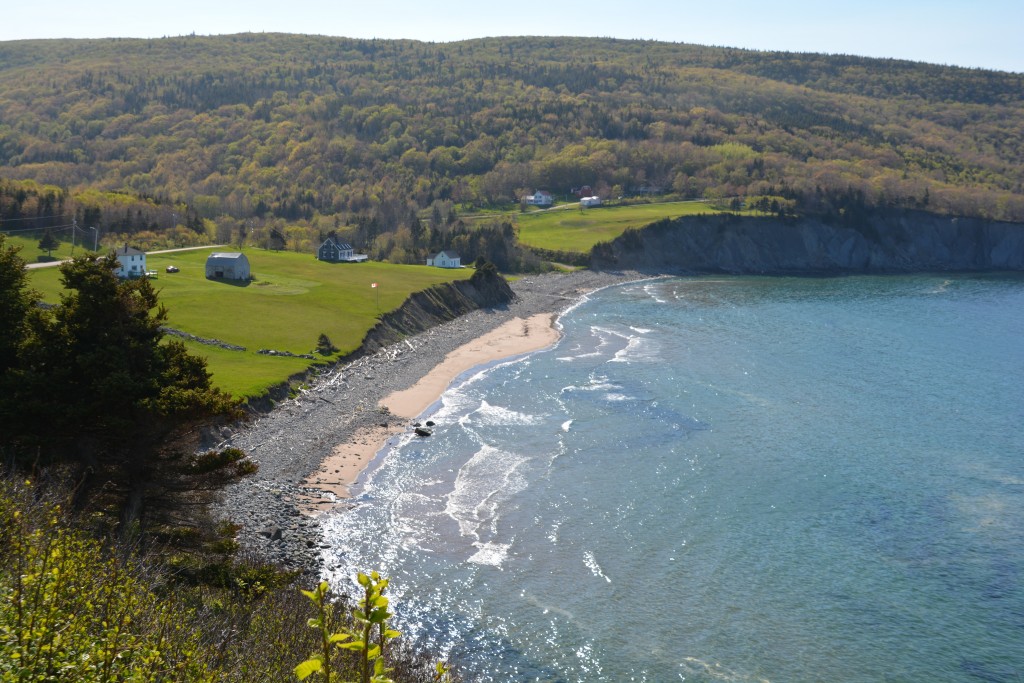 Some of the dramatic coastline we could see on the winding dirt track out to Meat Cove