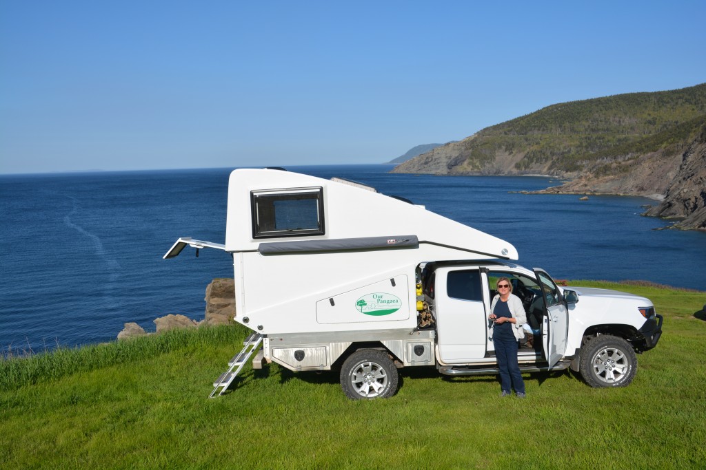Our stunning campsite at Meat Cove