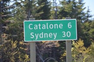 A strange sight for us seeing small signs for Sydney - almost made us homesick