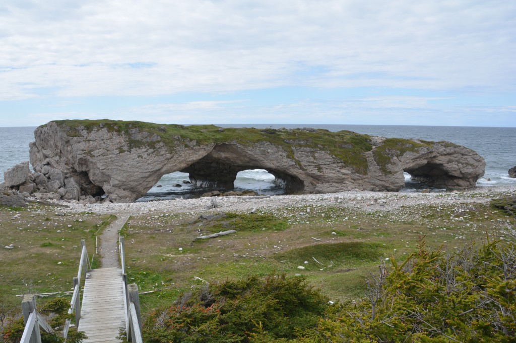 These natural arches on the coastline provide a unique alternative to the long rocky beaches