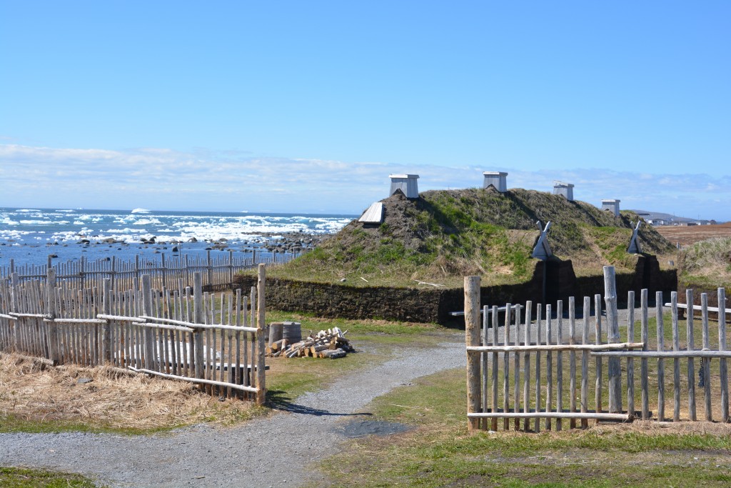 The recreated Viking buildings of L'Anse aus Meadows - a really standout experience for us in Newfoundland