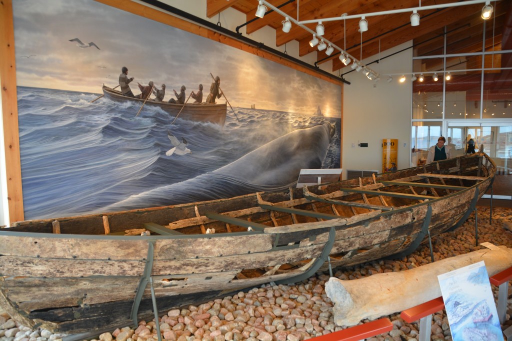 They were able to retrieve and reassemble this original Basque boat from the cold waters of the bay dating back to the 16th century