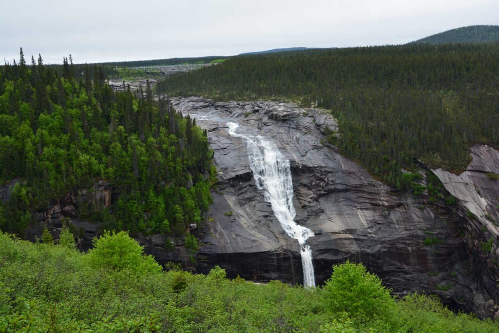 The huge falls at Churchill Falls was spectacular but the outflow is controlled by the hydroelectric guys
