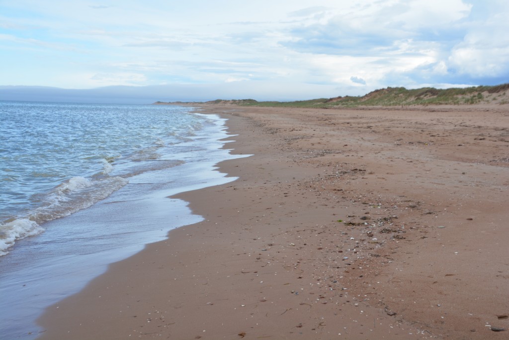 The beaches in PEI National Park were pretty good except for the miserable weather