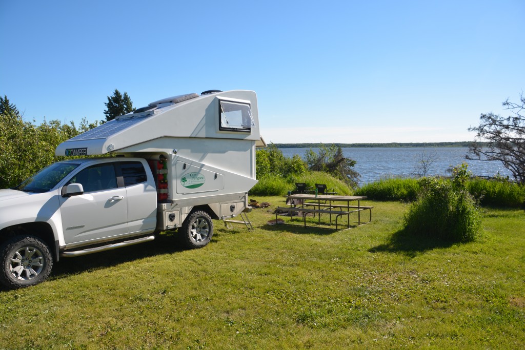 What a spot we had on the banks of Lake Audy! And what a beautiful warm still night we enjoyed, just loving it