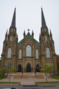 The basilica in Charlottetown - gracious on the outside and beautiful on the inside
