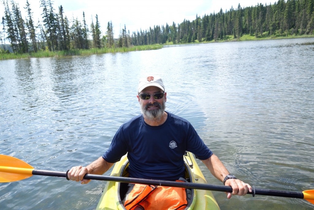 Black spruce, pristine lakes and a two man kayak - what could be better on Canada Day?