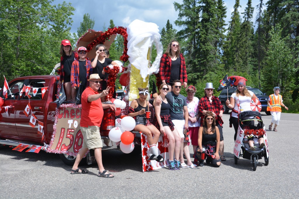 There should be no doubt in anyone's mind about how patriotic and proud Canadians are about their beautiful country - especially as part of a parade on Canada Day