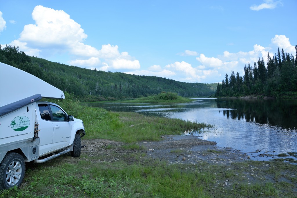 We crossed over many beautiful rivers - and sometimes wished it was a good time of day to camp