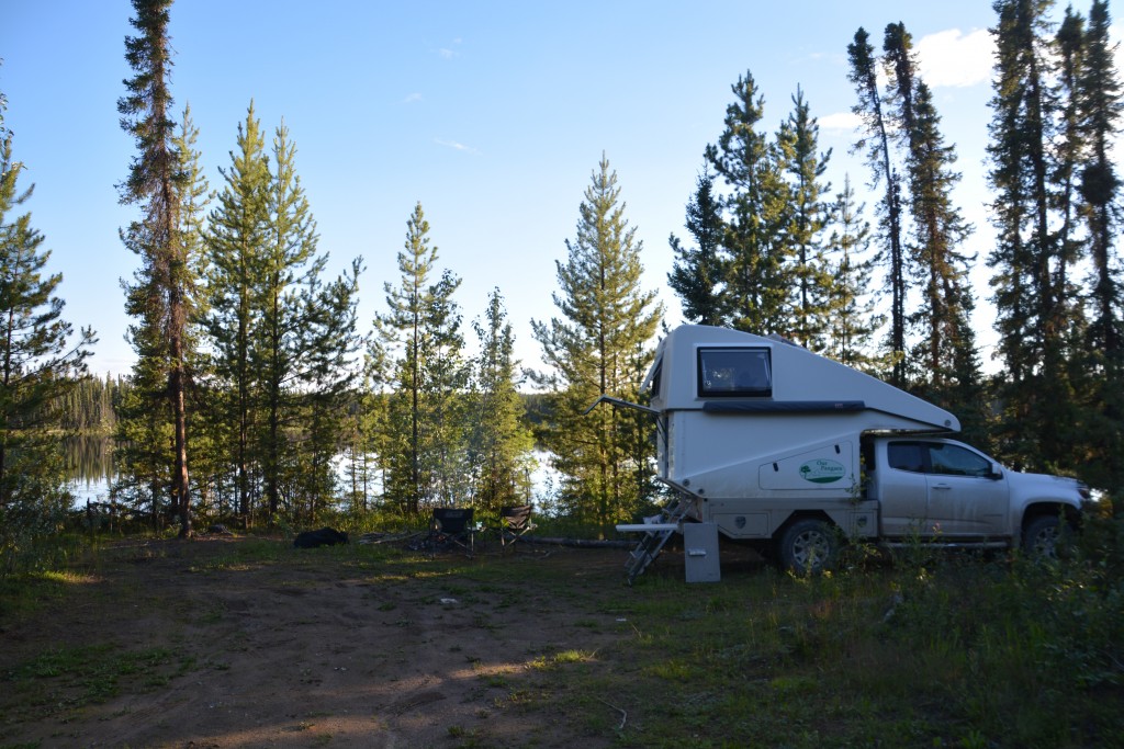 We camped on the banks of what we called Our Watson Lake, a beautiful peaceful spot