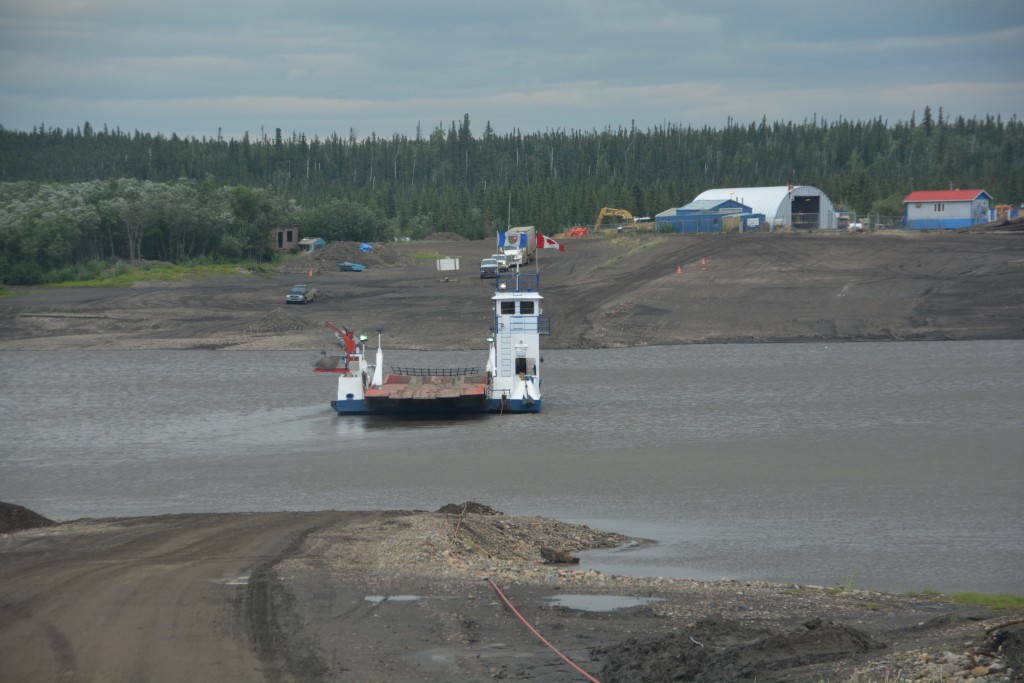 Come and get us! Our personal ferry races over to pick us up when we wave him down