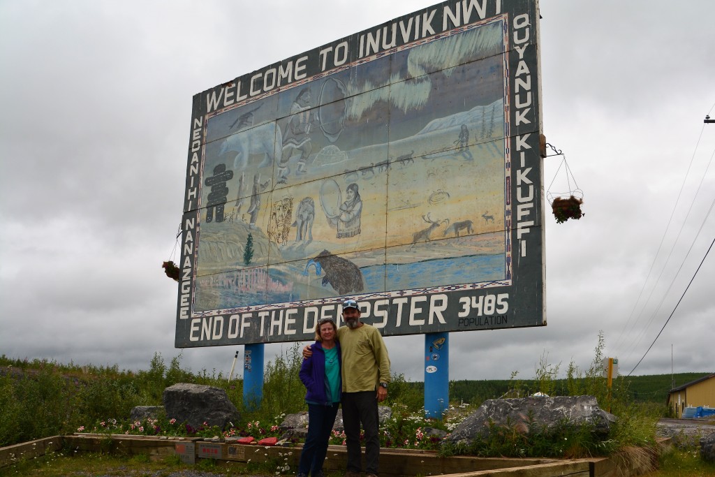 We made it to Inuvik, Northwest Territories, not easy but very fun