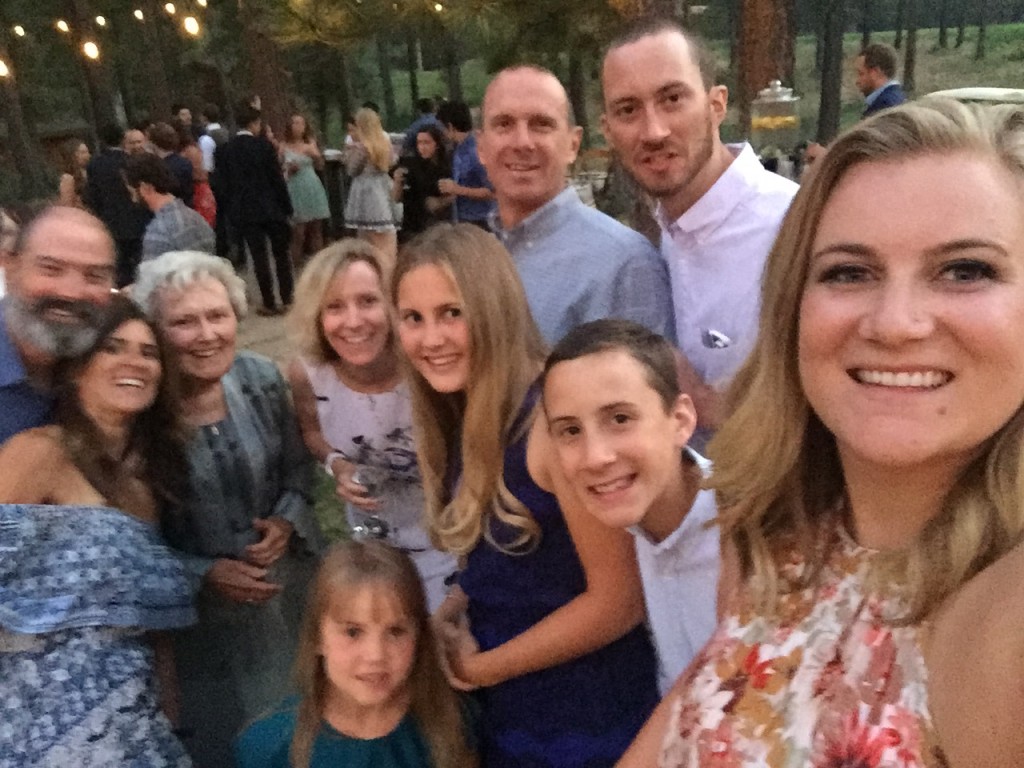 My first photo bomb - taken by our niece Bryn