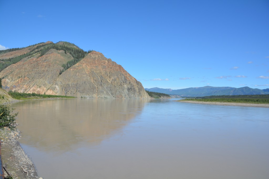 The mighty Yukon River never seems to be far from where we are travelling - even in the remote community of Eagle