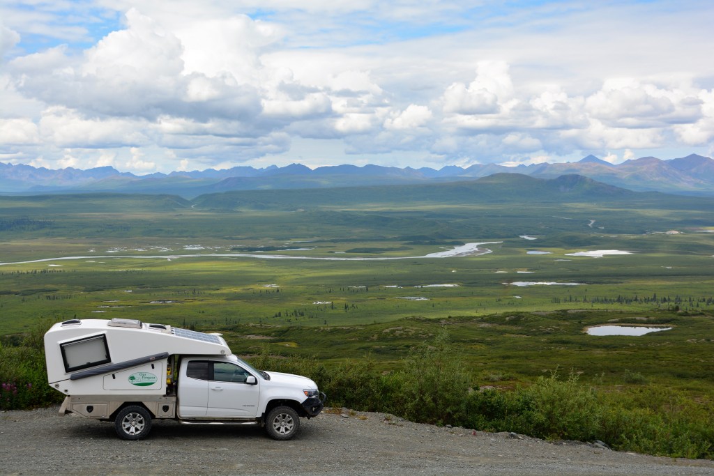 Our lunch spot on the Denali Highway - great stuff