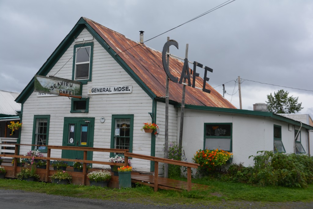 One of the original buildings in the historic town of Hope, now a cafe