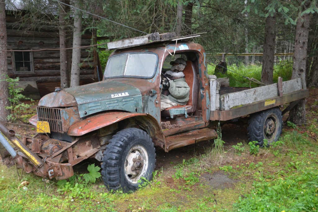 This old guy has seen quite a bit of history of Hope from his 1930's truck